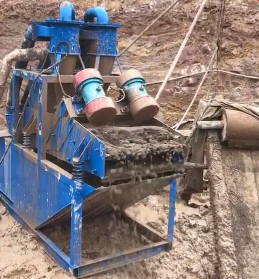 zx-50泥沙分离器现场.